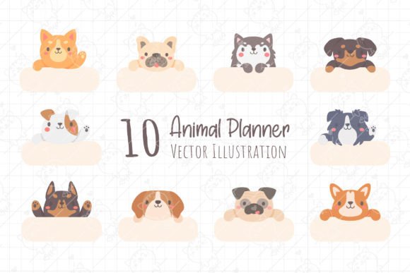 Download 10 Pet Animal Frame Clipart PNG - Frame Collection