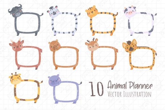 Download 10 Animal Frame Clipart PNG - Frame Collection