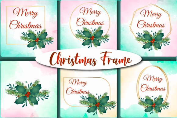 Download Christmas Flower Frame Collection - Frame Collection