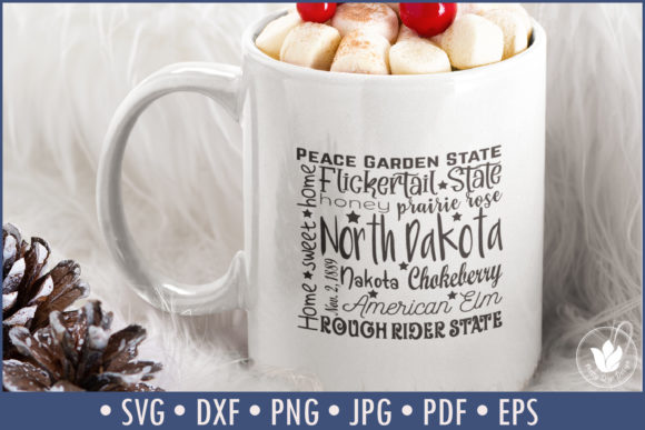 Download State of North Dakota Cut File - Premium Resources