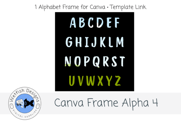 Download Canva Alphabet Frame Template 4 - Frame Collection