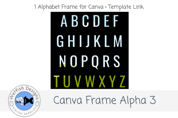 Download Canva Alphabet Frame Template 3 - Frame Collection