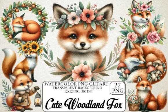 Download Cute Woodland Fox Clipart - Cute woodland fox clipart Collection